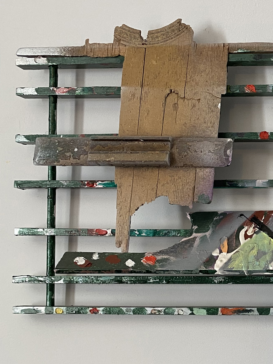 Mark Painter's Shutters series - Art inspired by Bermudian hurricane shutters