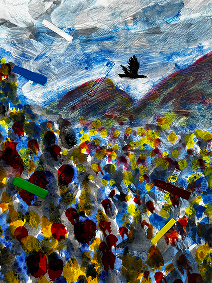 Recent works by Mark Painter - Exploring memory and abstract forms