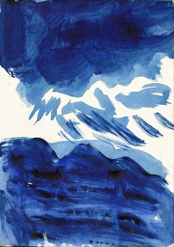 Everest by Mark Painter — Watercolour (1985)