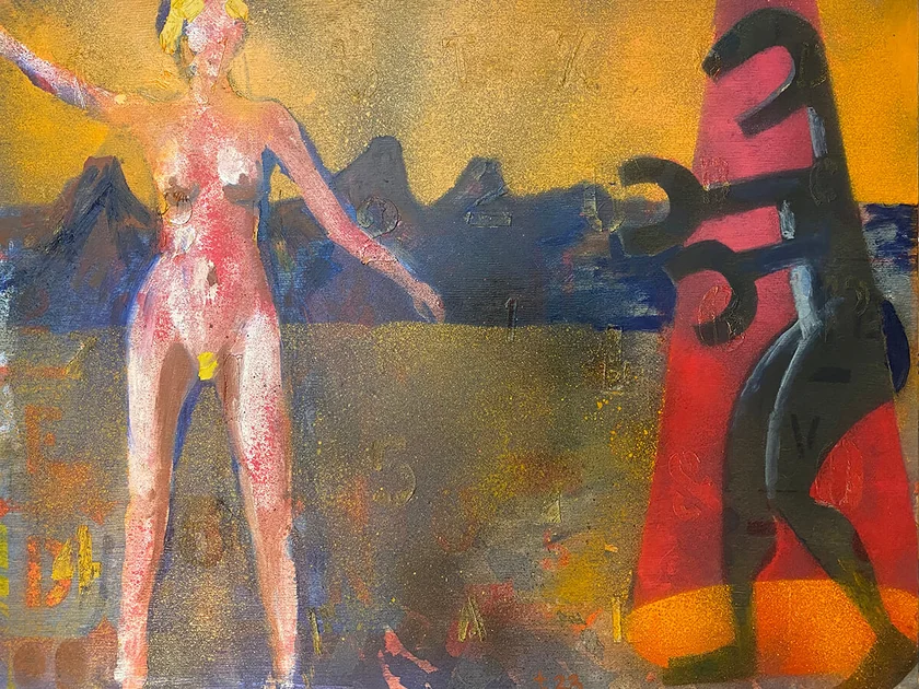 The Last Dance by Mark Painter — Oil on Wood (2023)